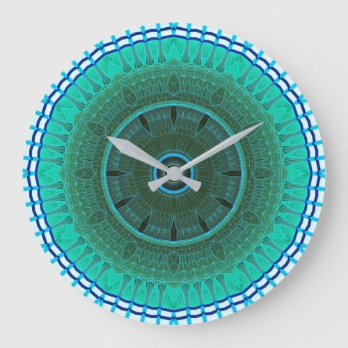 Mandala Wall Clock