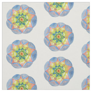 Mandala Watercolor Cotton (56" width) Fabric