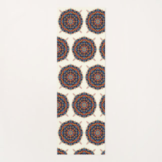 Mandala-White Yoga Mat