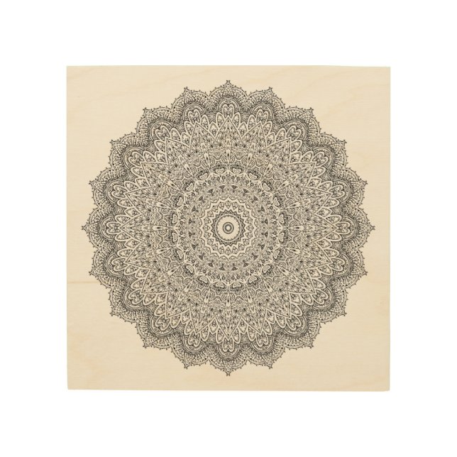 Mandala Wood Wall Art (Front)