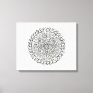 Mandala World Canvas Print