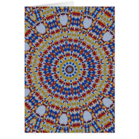 Mandala yellow blue (Front)