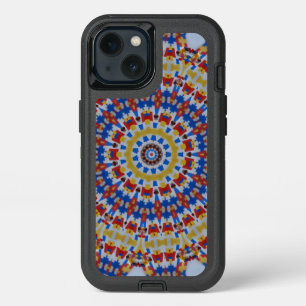 Mandala yellow blue Case-Mate iPhone case
