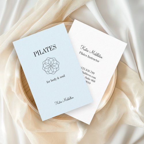 Mandala Yoga Pilates Wellness Business Card
