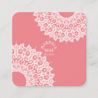 Mandala Yoga Studio Square Business Card