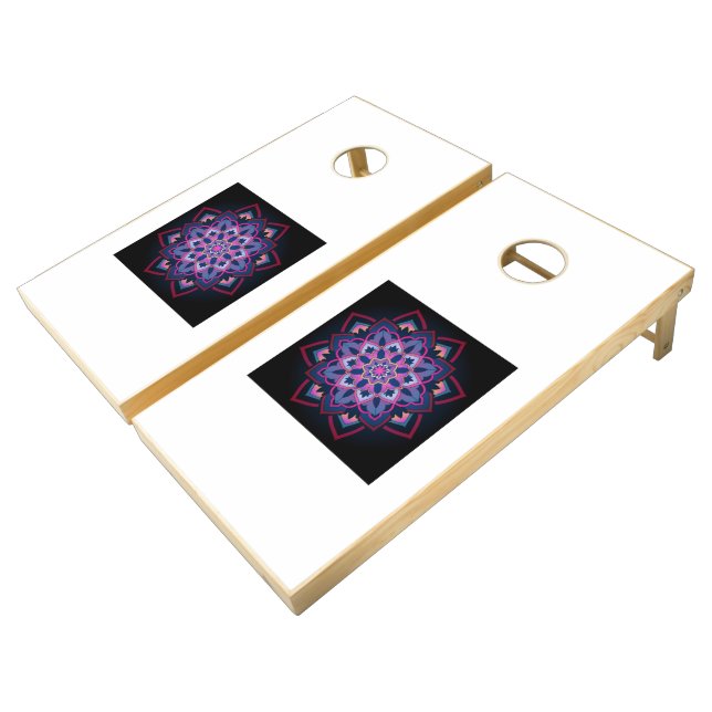 Mandala | Zazzle_Growshop. Cornhole Set (Angled)