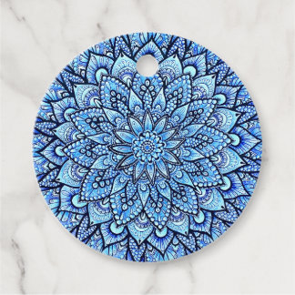 Mandala Zen Art Design Favor Tags