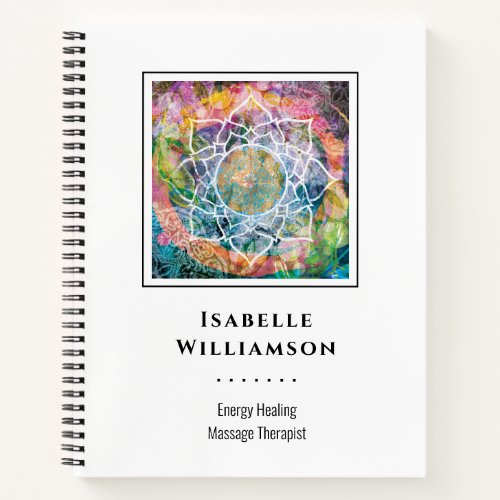 Mandala Zen Reiki Yoga Massage Sacred Spiritual Notebook