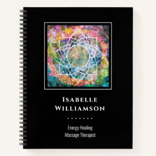 Mandala Zen Reiki Yoga Massage Sacred Spiritual Notebook