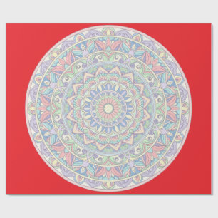 Mandala Zen Yoga Spiritual Wrapping Paper