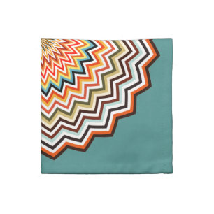 Mandala Zigzag Pattern Cloth Napkin