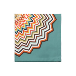 Mandala Zigzag Pattern Cloth Napkin