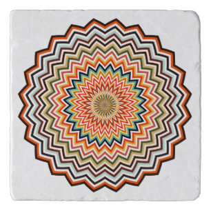 Mandala Zigzag Pattern Trivet