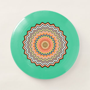 Mandala Zigzag Pattern Wham-O Frisbee