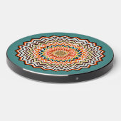 Mandala Zigzag Pattern Wireless Charger (Front 2)