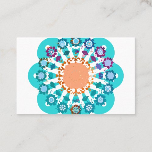  mandala Zoom Puzzles Business Card