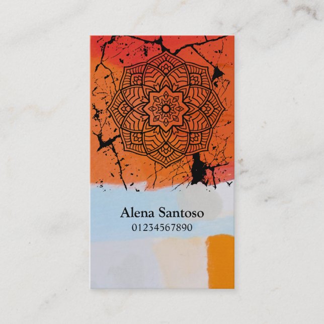 Mandalas Business Card (Front)
