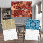 Mandalas Collection Calendar<br><div class="desc">A collection of colorful mandalas on a 12 month calendar!</div>