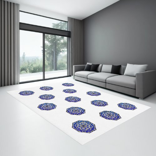 Mandalas custom design rug