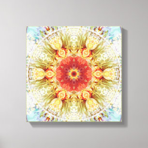 Mandalas for Times of Transition 23 Wrapped Canvas Print