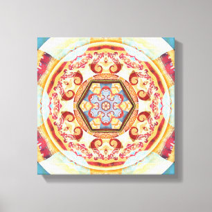 Mandalas for Times of Transition 4 Wrapped Canvas Print