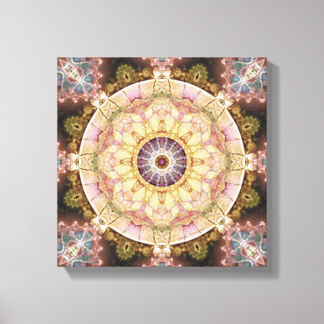 Mandalas from the Heart of Change 2 Wrapped Canvas Print (Front)
