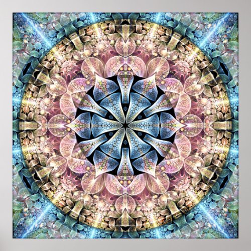 Mandalas from the Heart of Compassion 1 Print