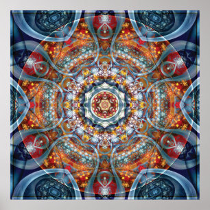 Mandalas from the Heart of Freedom 25 Poster