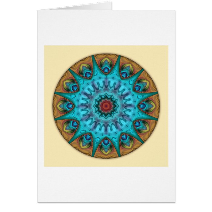 Mandalas the Heart of Surrender, No. 6 Greeting Cards