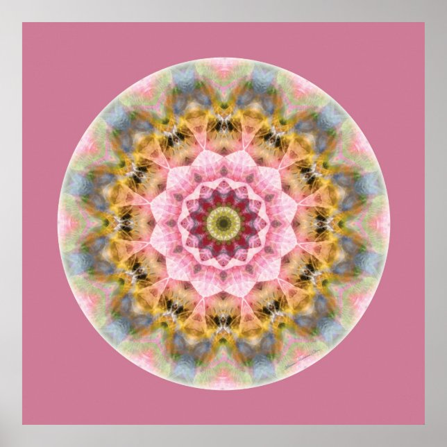Mandalas from the Heart of Transformation, No. 1 Poster (Front)