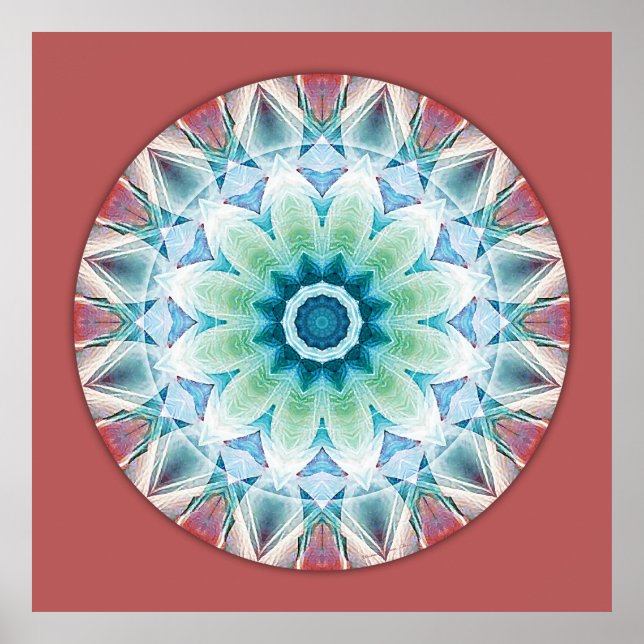 Mandalas from the Heart of Transformation, No. 3 Poster (Front)