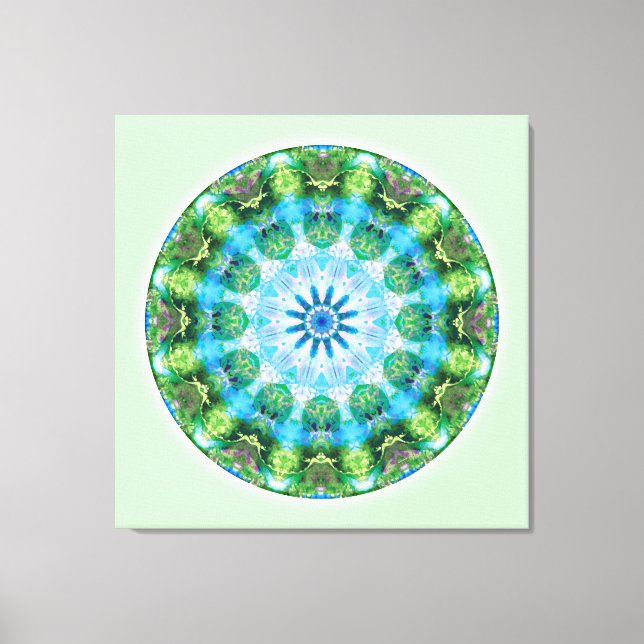 Mandalas from the Heart of Transformation, No. 6 Canvas Print (Front)