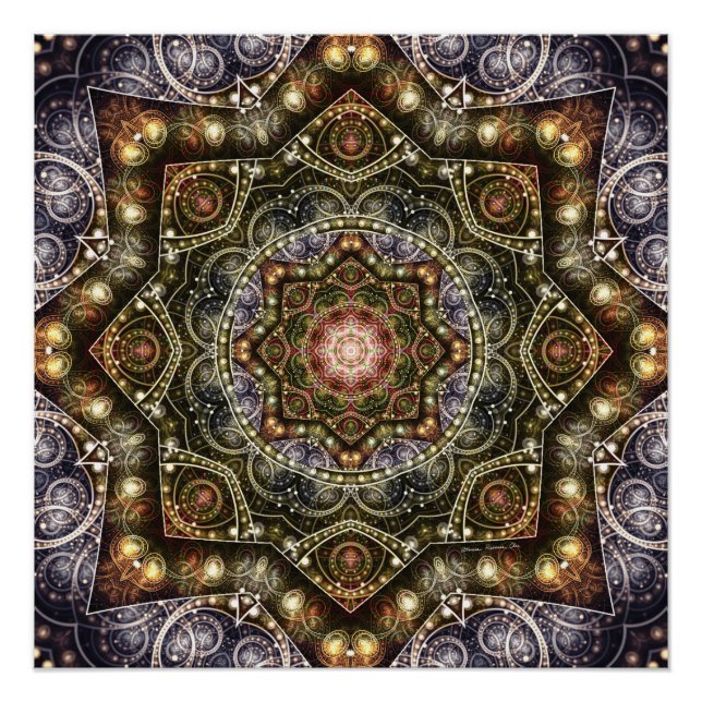 Mandalas from the Voice of Eternity 8 Poster (Front)