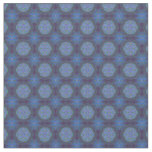 Mandalas in mix Blue repeat patterns Fabric