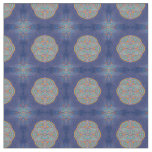 Mandalas in mix Blue repeat patterns Fabric