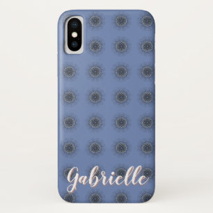 Mandalas lace indian oriental pattern background iPhone x case