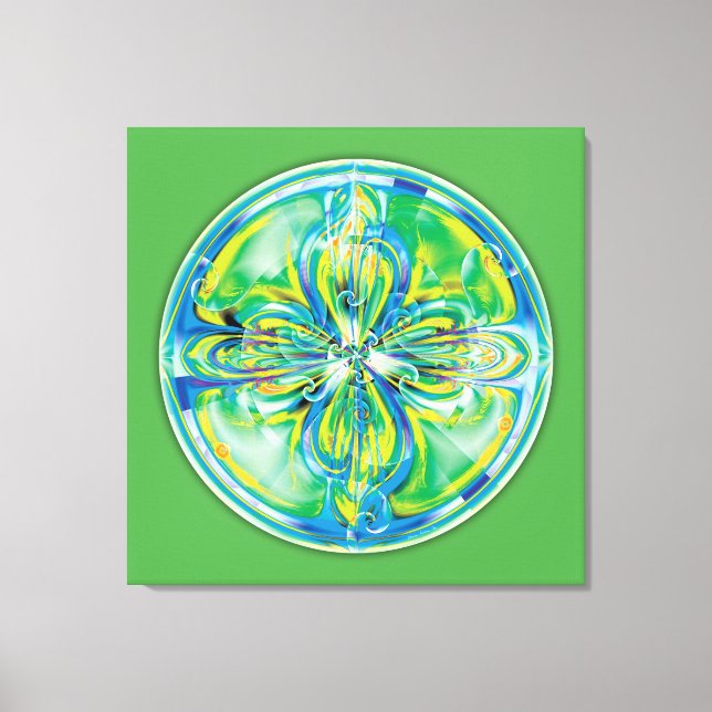 Mandalas of Healing & Awakening, No.6, Canvas Print (Front)