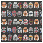 Mandalorian and Clone Trooper Helmet Pattern Fabric