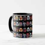 Mandalorian and Clone Trooper Helmet Pattern Mug