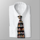 Mandalorian and Clone Trooper Helmet Pattern Neck Tie<br><div class="desc">This pattern features the helmets of Bo-Katan,  Commander Rex,  and various other characters from 'The Cone Wars' animated series.</div>