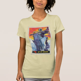 Mandalorian and Grogu AT-RT Escape Illustration T-Shirt