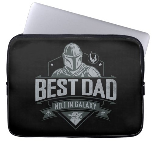 Mandalorian Best Dad No 1 In Galaxy Laptop Sleeve