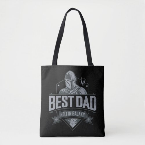 Mandalorian Best Dad No 1 In Galaxy Tote Bag