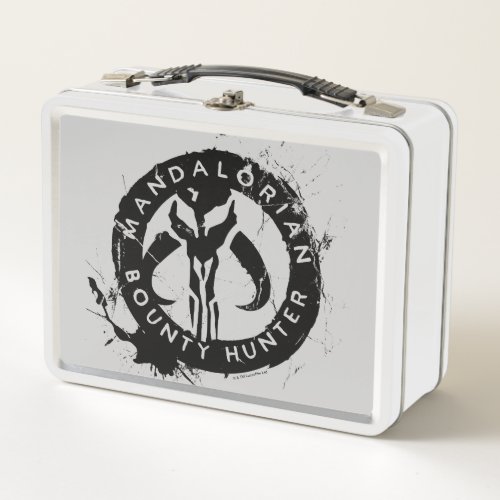 Mandalorian Bounty Hunter Inked Icon Metal Lunch Box
