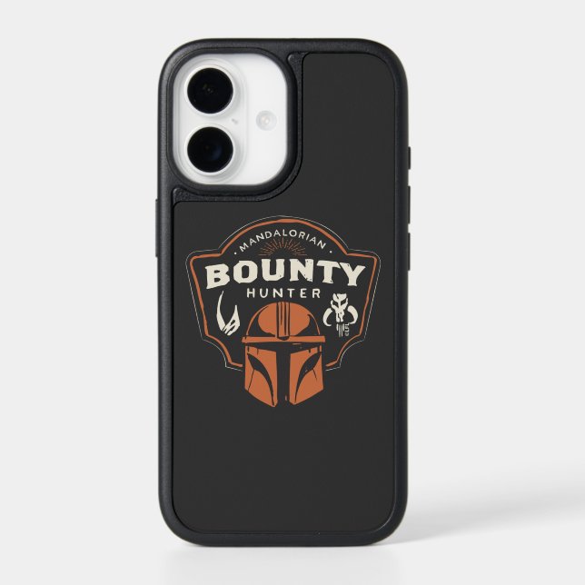 Mandalorian Bounty Hunter Sketched Badge Otterbox iPhone Case (Back)