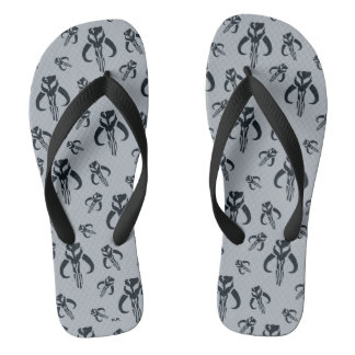 Mandalorian Symbol Flip Flops