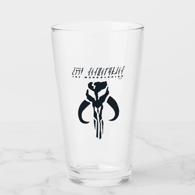 Mandalorian Symbol Glass (Front)
