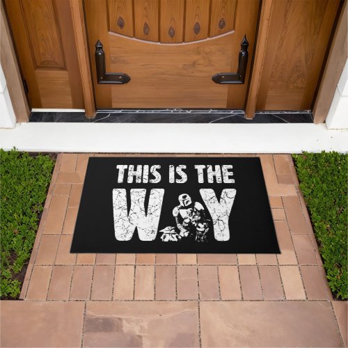 Mandalorian  The Child This Is The Way Quote Doormat