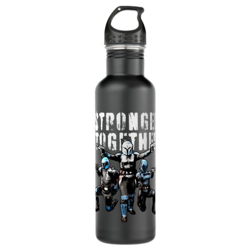 Mandalorians _ Stronger Together Stainless Steel Water Bottle