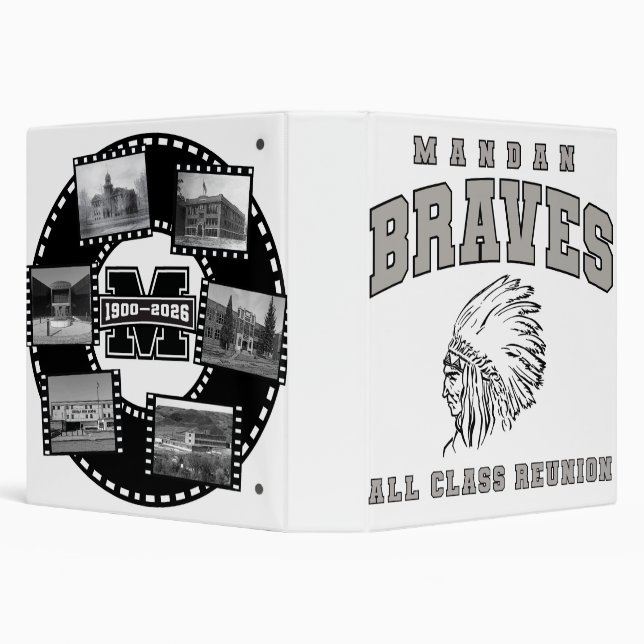Mandan Braves All Class Reunion Binder (Background)